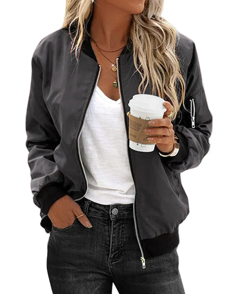 Elegante Damenjacke Klassisch Stylish - IdealeKleiden