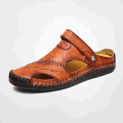 Bequeme Herren Clogs aus Leder