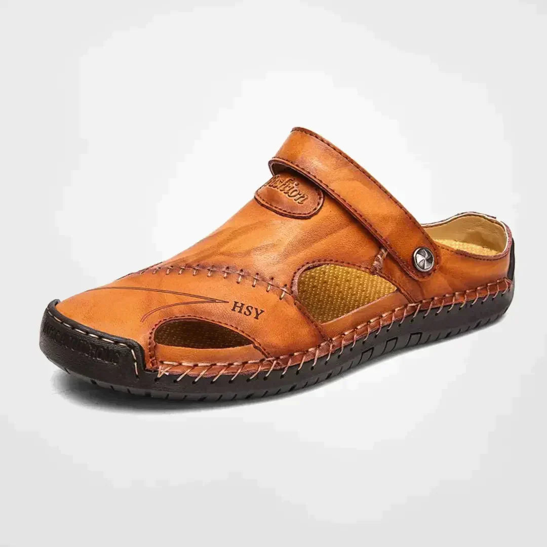 Bequeme Herren Clogs aus Leder