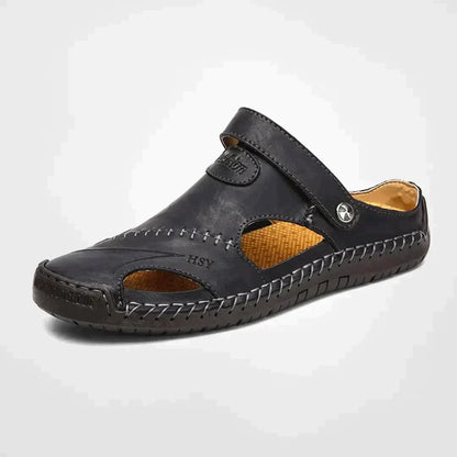 Bequeme Herren Clogs aus Leder