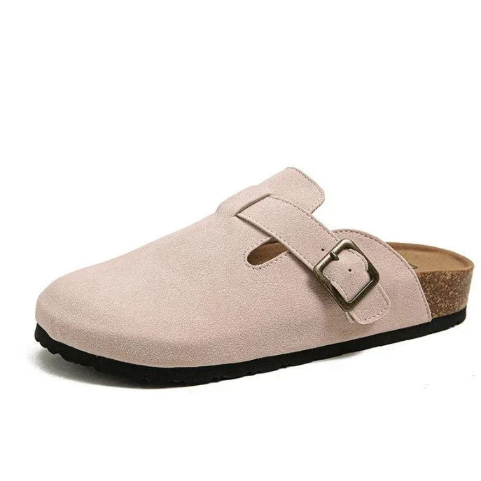 Herren Pantoletten Wildleder Clogs Bequem