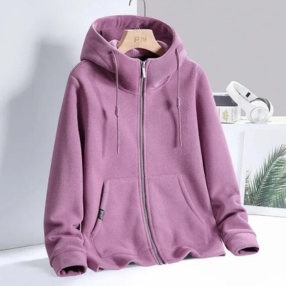 Weiches Fleece-Hoodie Damen Elegant