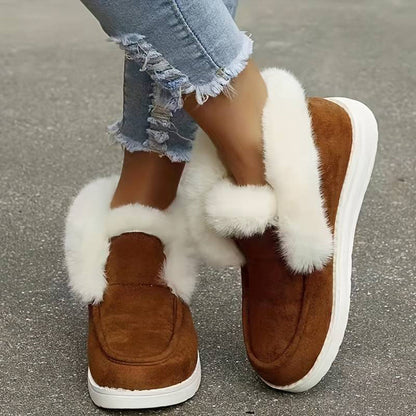 Warme Winter Schuhe Damen Samt Stiefel