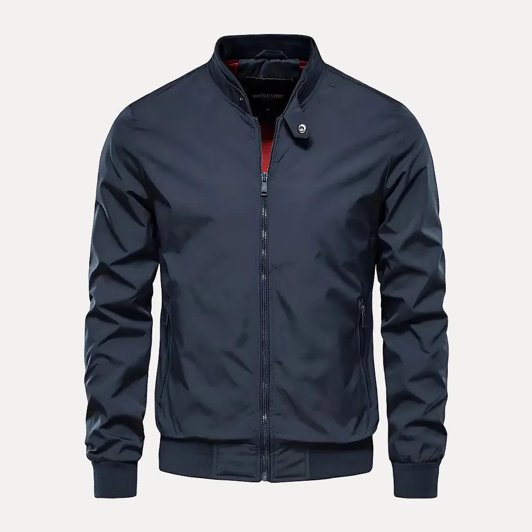 Modische Bomberjacke Stehkragen Style