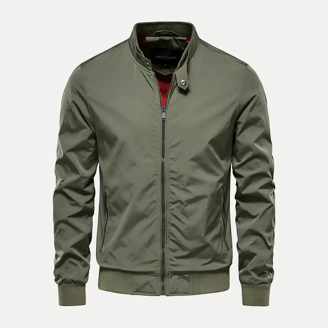 Modische Bomberjacke Stehkragen Style