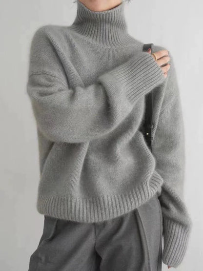 Elegante Damenpullover mit Rollkragen