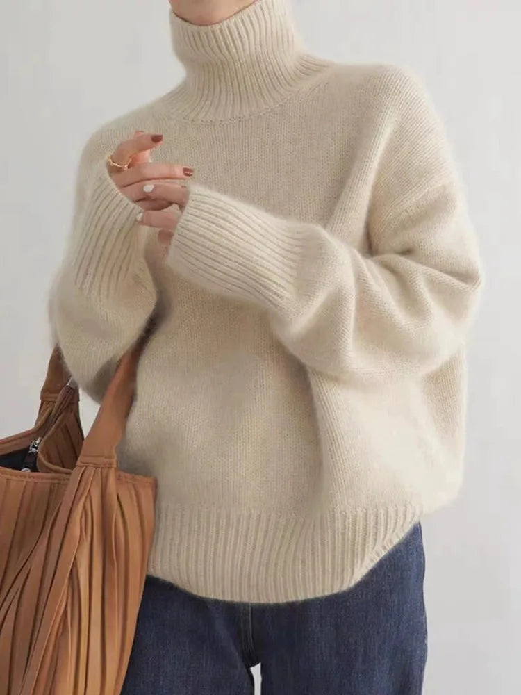 Elegante Cashmere Bluse Damen Oberteil