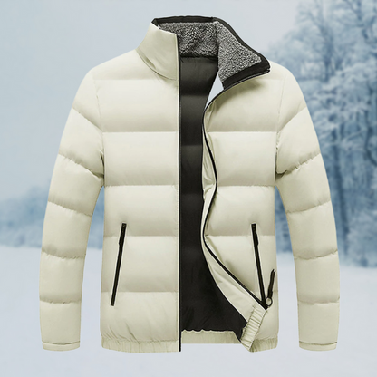 Herrenjacke Modern Lederlook