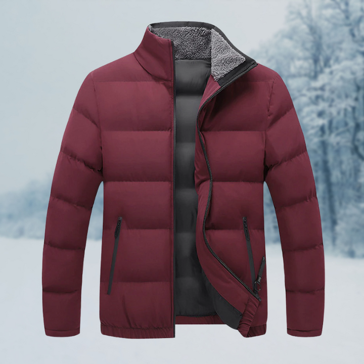 Herrenjacke Modern Lederlook