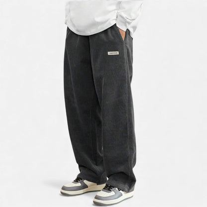 Herren Cordhosen Bequem Lockere Fit