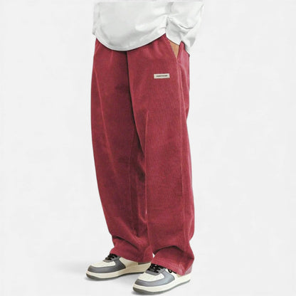 Herren Cordhosen Bequem Lockere Fit