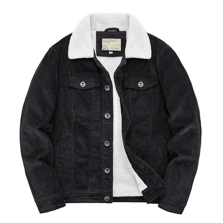 Herren Winterjacke Sherpa Fleece Warm