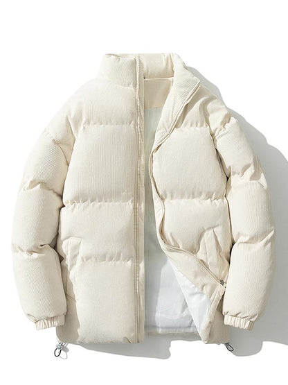 Wattierte Herren Winterjacke Warm Isoliert