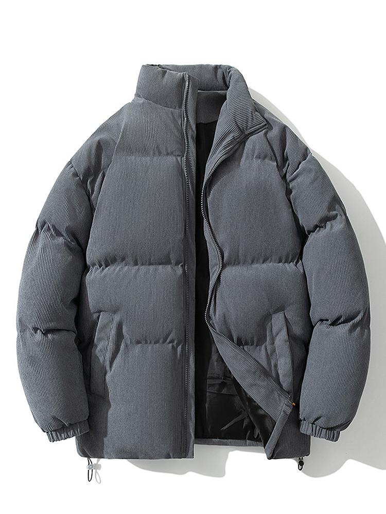 Wattierte Herren Winterjacke Warm Isoliert