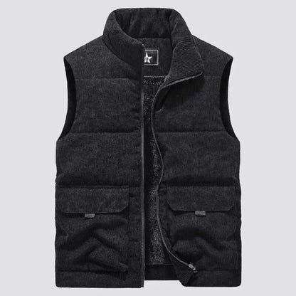 Warm gefütterte Cordweste Damen