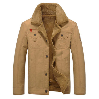 Herren Winterjacke Sherpa Fleece Isoliert