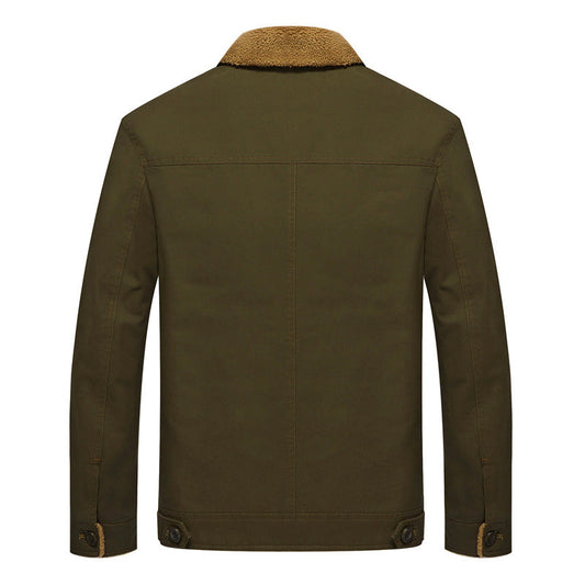 Herren Winterjacke Sherpa Fleece Isoliert - IdealeKleiden