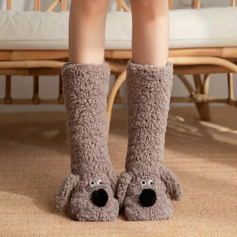 Weiche Wintersocken mit Tiermotiv für Kinder &amp; Erwachsene