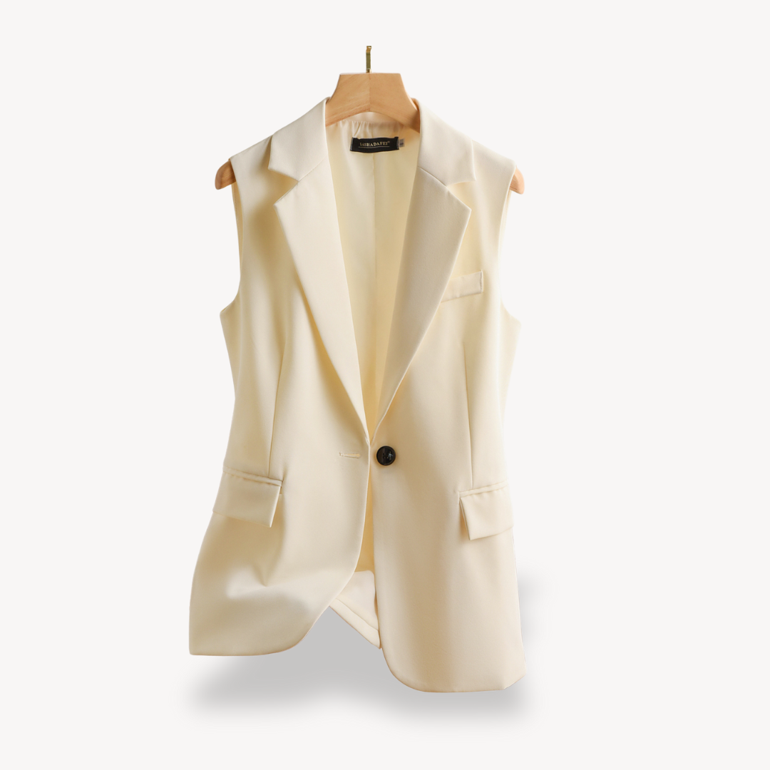 Stilvoller Damen Blazer Ärmellos Elegant