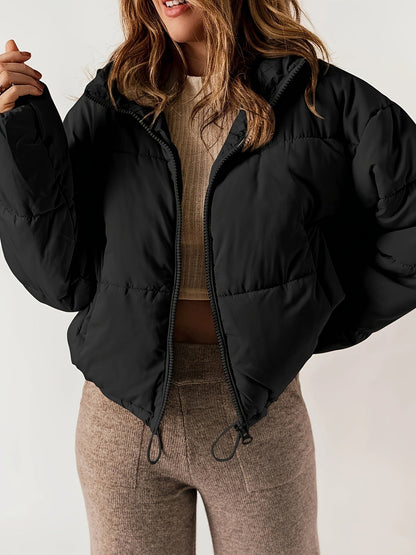 Modische Steppjacke Damen Reißverschluss