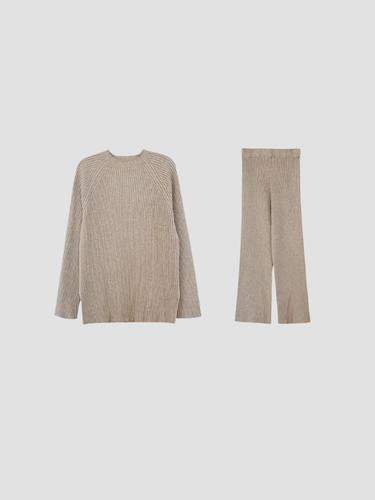 Weiche Strickjacke Damen Pullover Set - IdealeKleiden