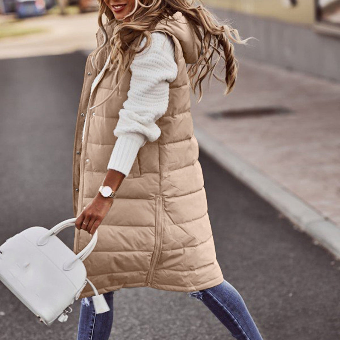 Damen Bodywarmer Lang Elegant
