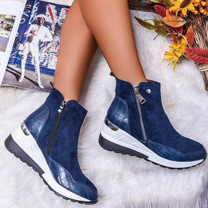 Bequeme Frauenstiefel Lässig Chic