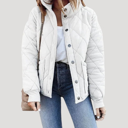 Damen Pufferjacke Steppweste Warm Isoliert