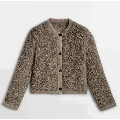 Damen Fleece Jacke Warm und Stilvoll