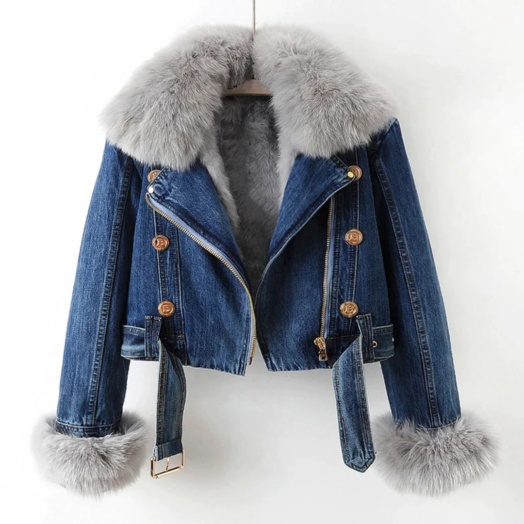 Stilvolle Winterjacke Weich und Warm