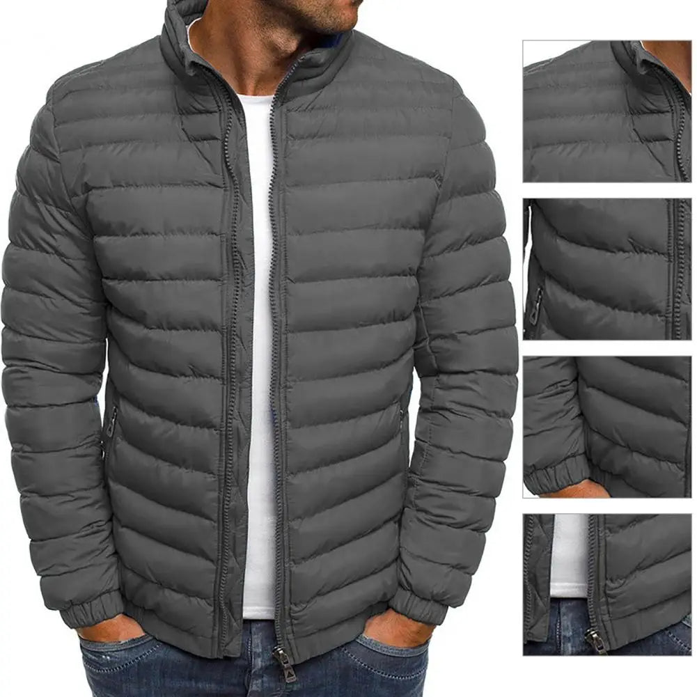 Leichte Herren Daunenjacke Reißverschluss Herbst