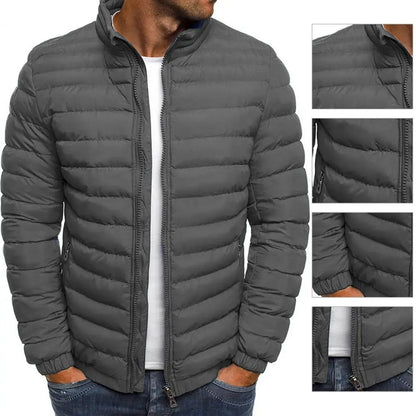 Leichte Herren Daunenjacke Reißverschluss Herbst