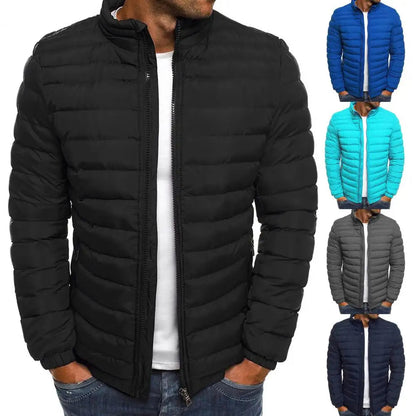Leichte Herren Daunenjacke Reißverschluss Herbst
