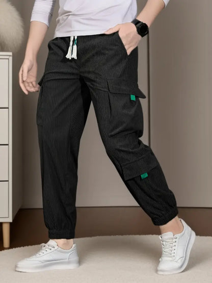 David - Bequeme Herren Cargohose Relaxed Fit - IdealeKleiden