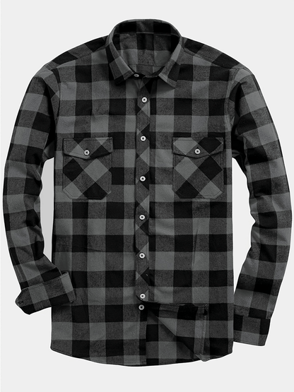 Herrenhemd Holzfäller-Style Trendy Casual
