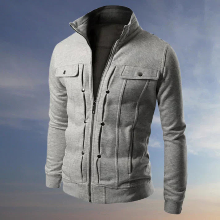 Herrenjacke Spencer Elegant Reißverschluss
