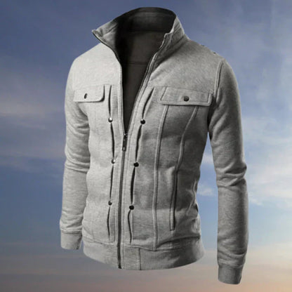 Herrenjacke Spencer Elegant Reißverschluss