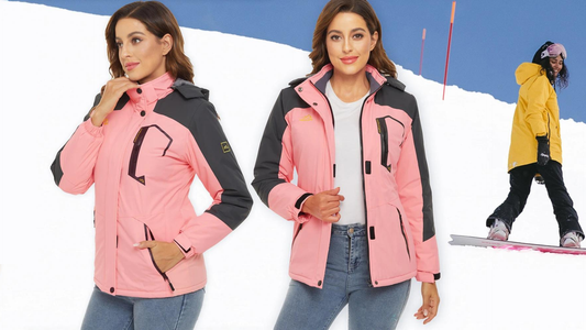 Wasserdichte Damenjacke Regenfest Outdoor - IdealeKleiden