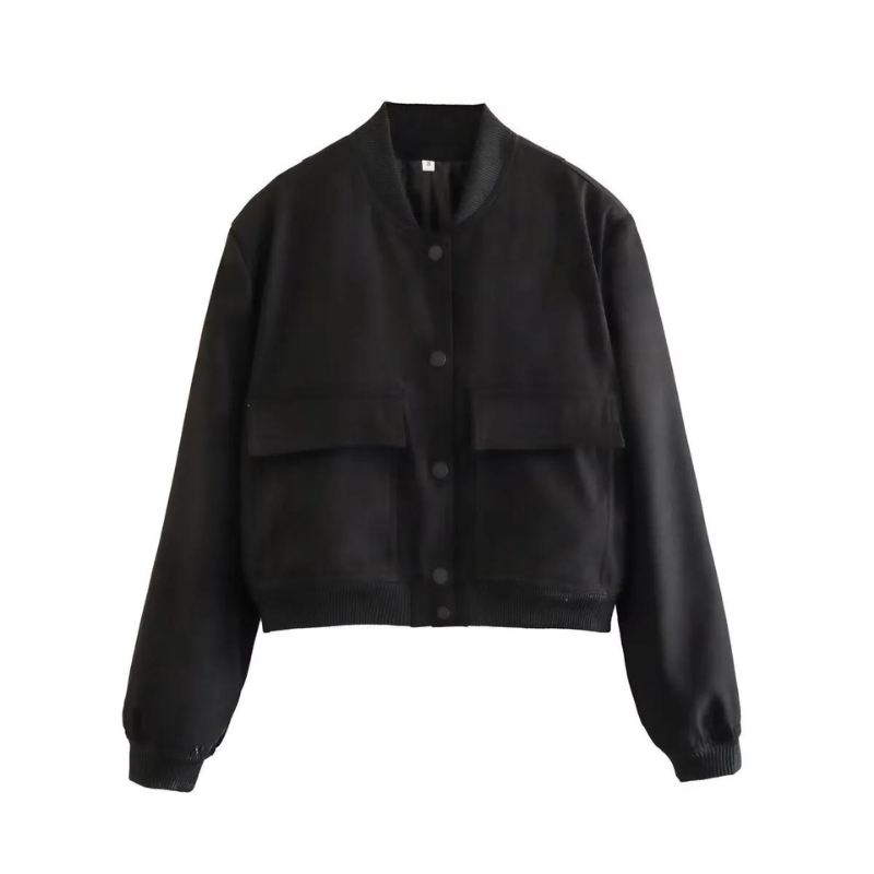 Modische Bomberjacke mit Taschen Regular Fit Damen