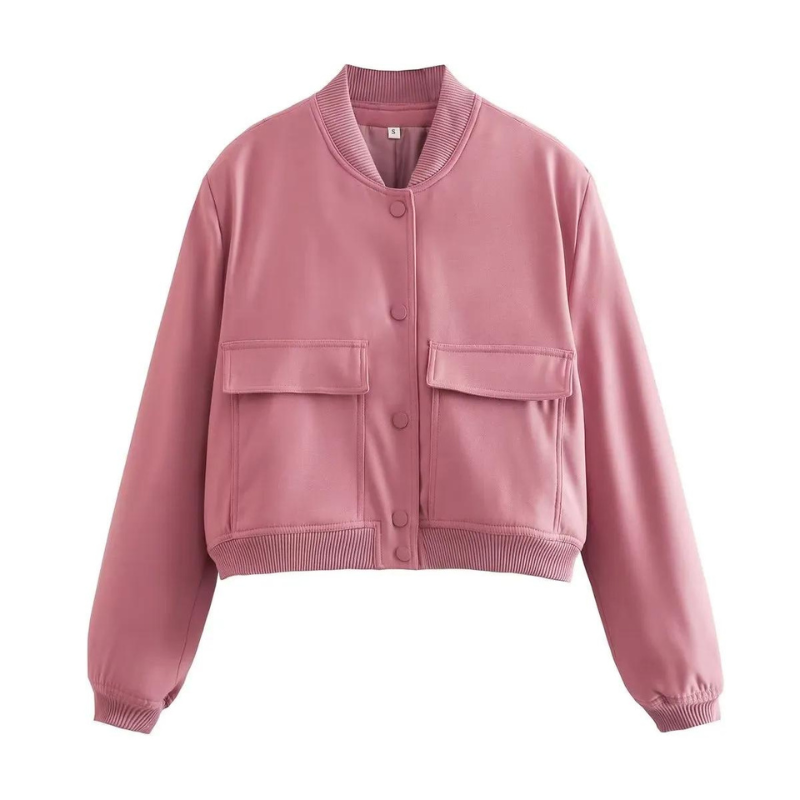 Modische Bomberjacke mit Taschen Regular Fit Damen