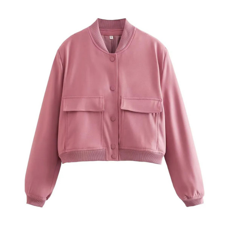 Modische Bomberjacke mit Taschen Regular Fit Damen