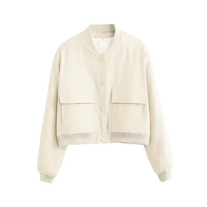 Modische Bomberjacke mit Taschen Regular Fit Damen