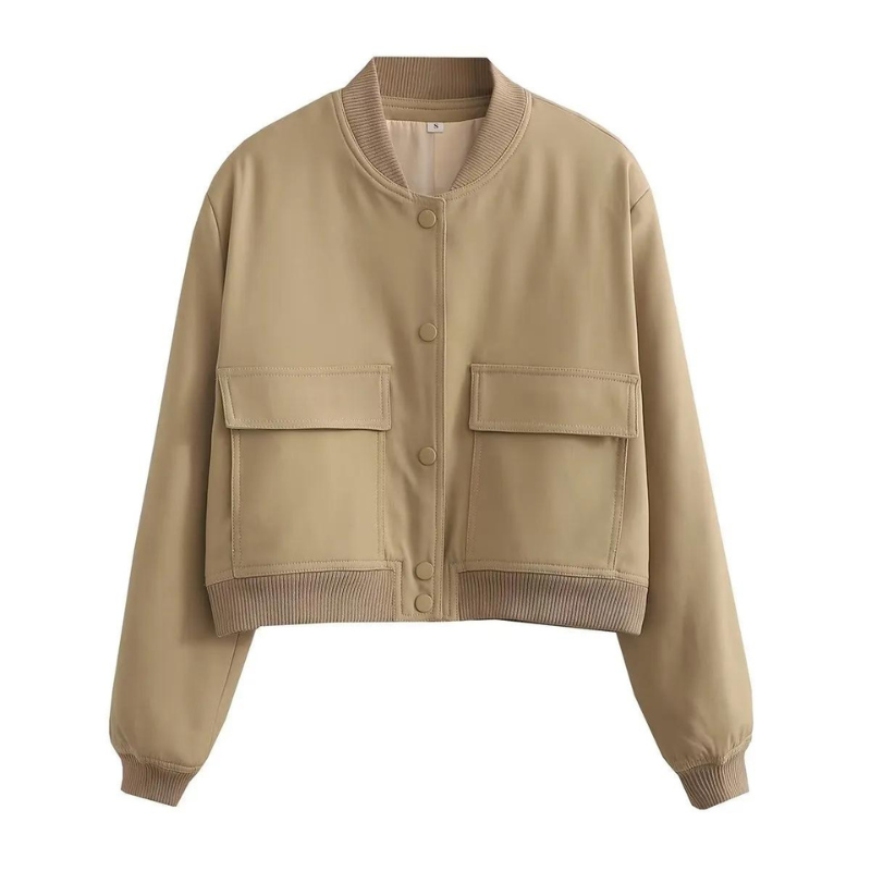Modische Bomberjacke mit Taschen Regular Fit Damen