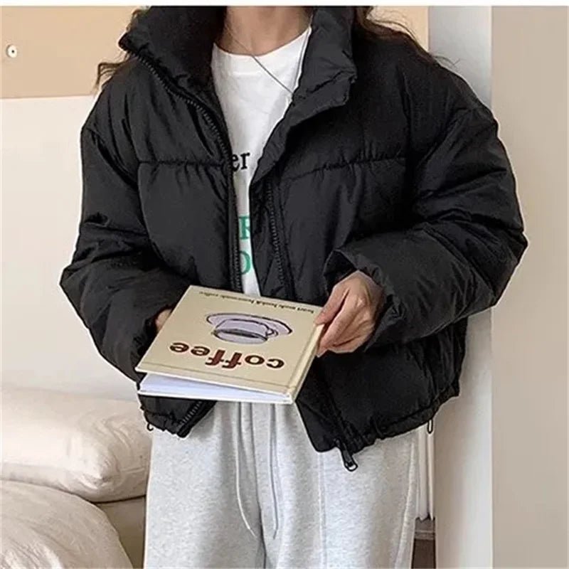 Damen Puffermantel Warm Leicht Winterjacke