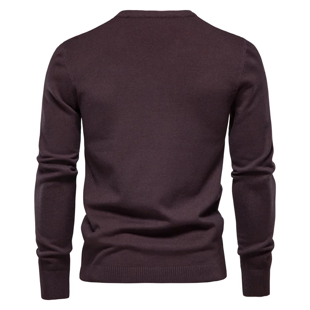 Stylische Herren Pullover Rundhals - IdealeKleiden