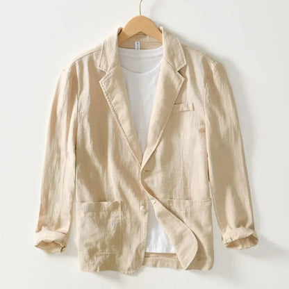 Sommer Leinenblazer Lässig Chic