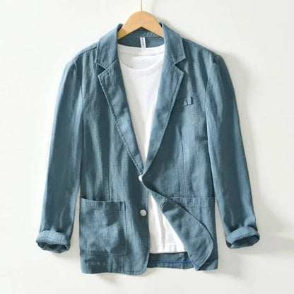 Sommer Leinenblazer Lässig Chic