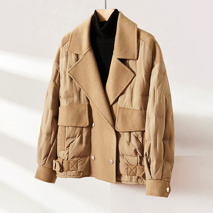 Warmes Frauen Winterjacke Daunen Futter