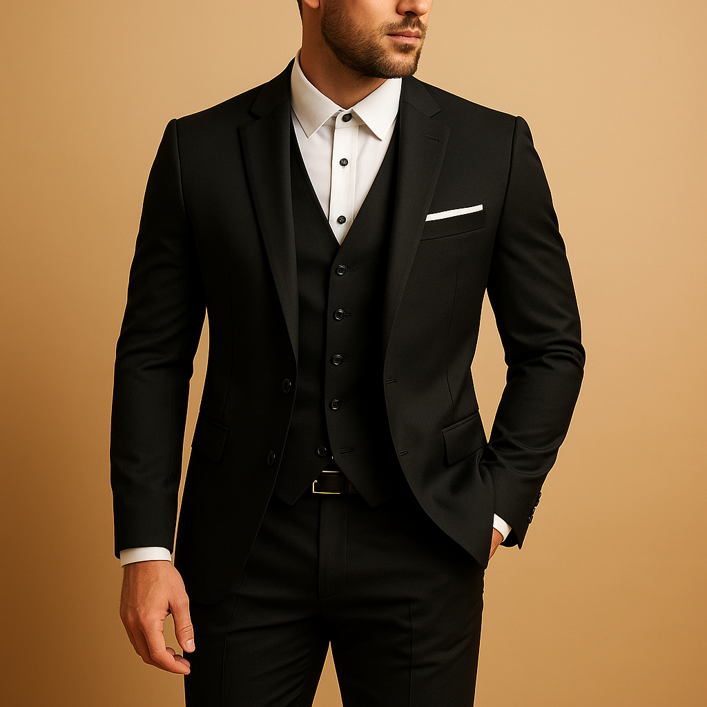 Stylischer Herrenanzug Slim Fit Design - IdealeKleiden