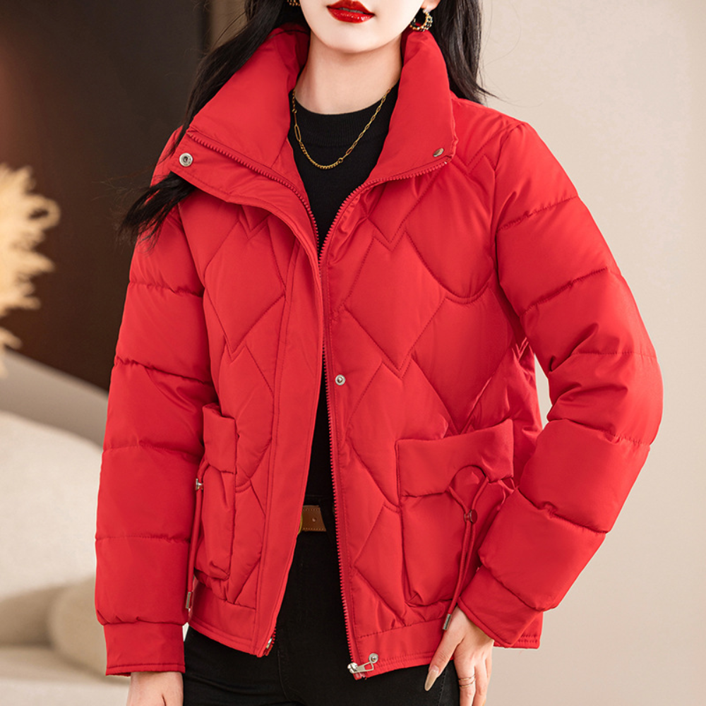 Elegante Damenwinterjacke Luxus Qualität